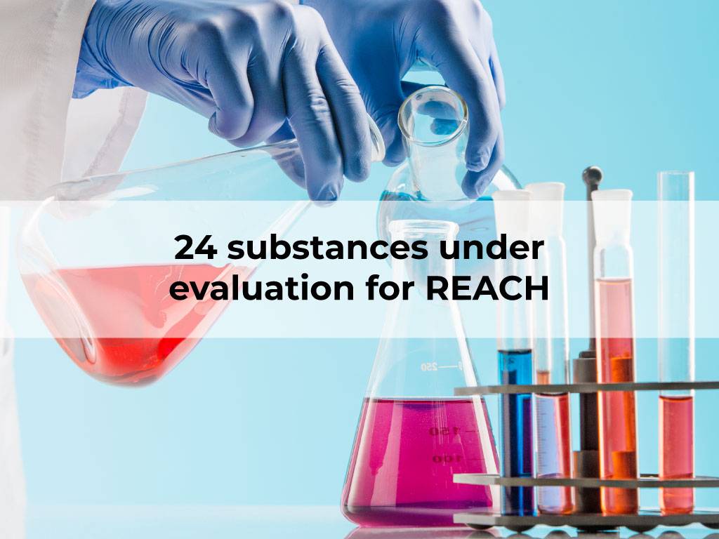 24 substances under evaluation for REACH ComplianceXL